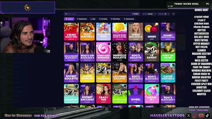 hauslertattoos playing Slots & Casino - Live Casino Stream