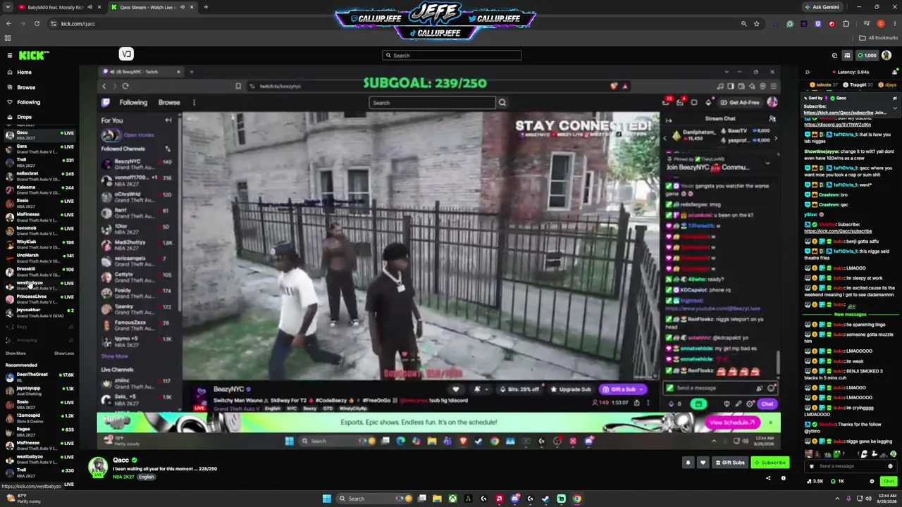 CallUpJefe live