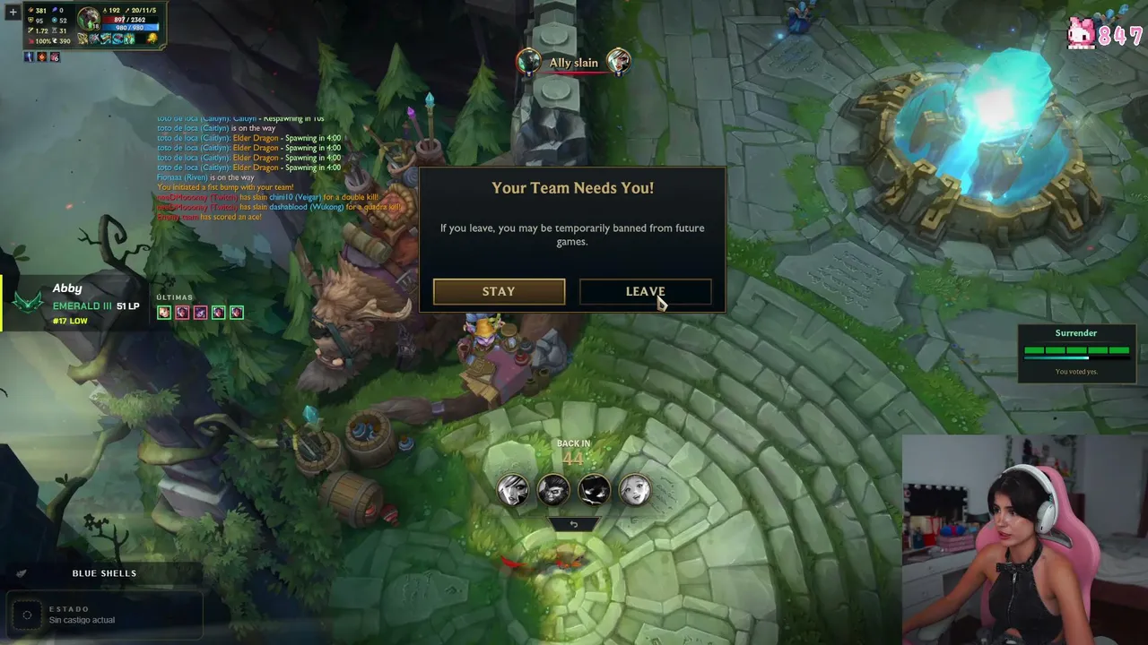 ODIO EL LOL. NO PUEDO MÁS. SOIS TODOS UNOS BOOSTEDS.
