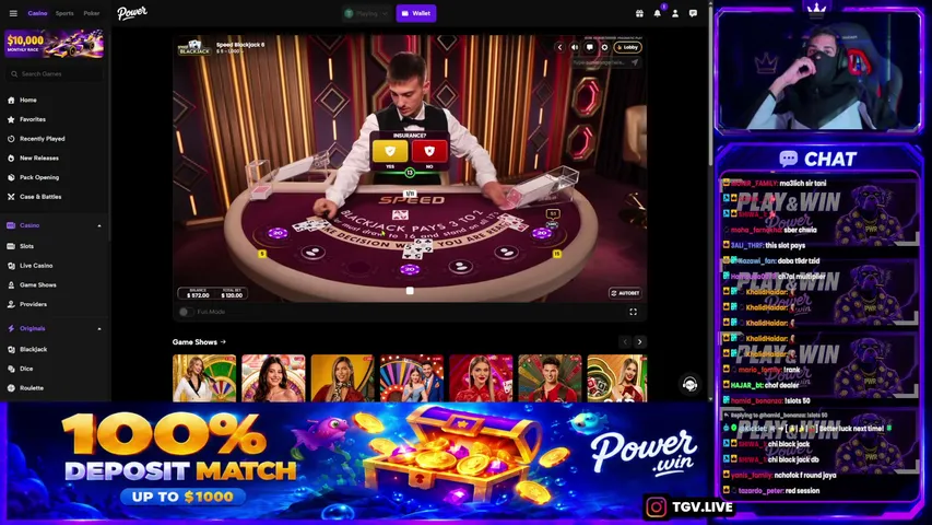 tgvlive playing Slots & Casino - Live Casino Stream