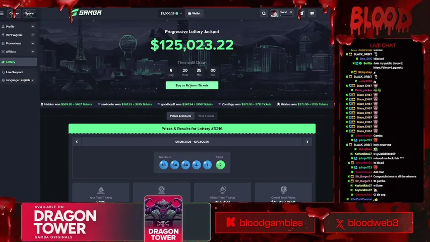bloodgambles playing Slots & Casino - Live Casino Stream