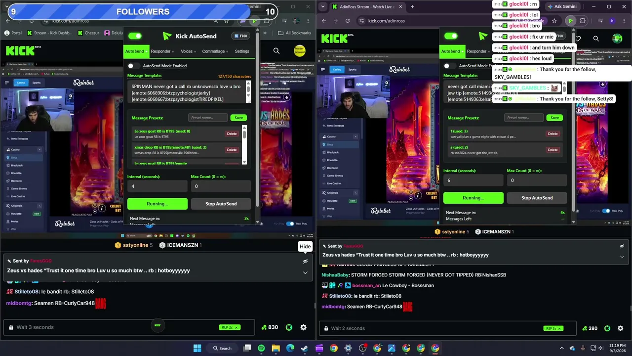 BTZBURNER live