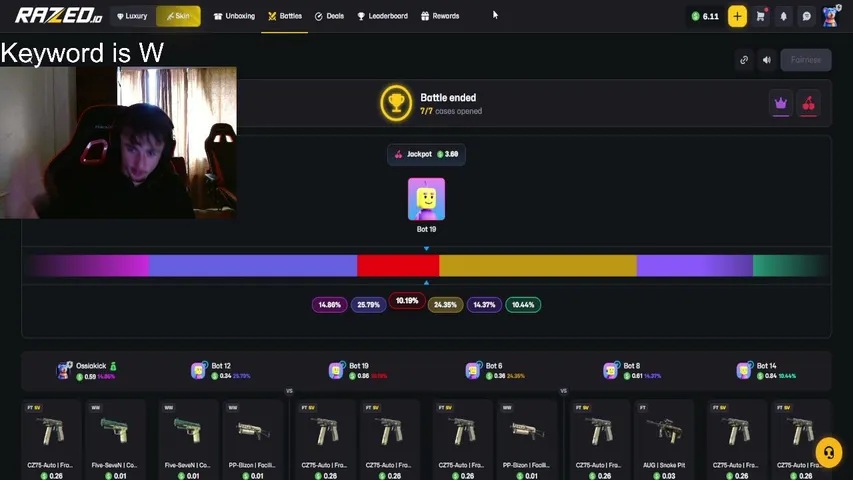ossia playing Slots & Casino - Live Casino Stream