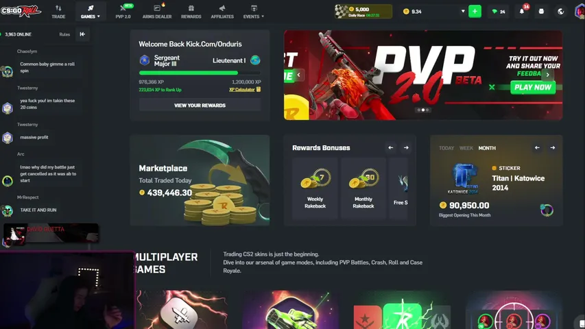 SWEDISH STREAMER GOES SOLO COME SAY Hi |  Code VIRGIN on Duelbits | !free for free case 🎁