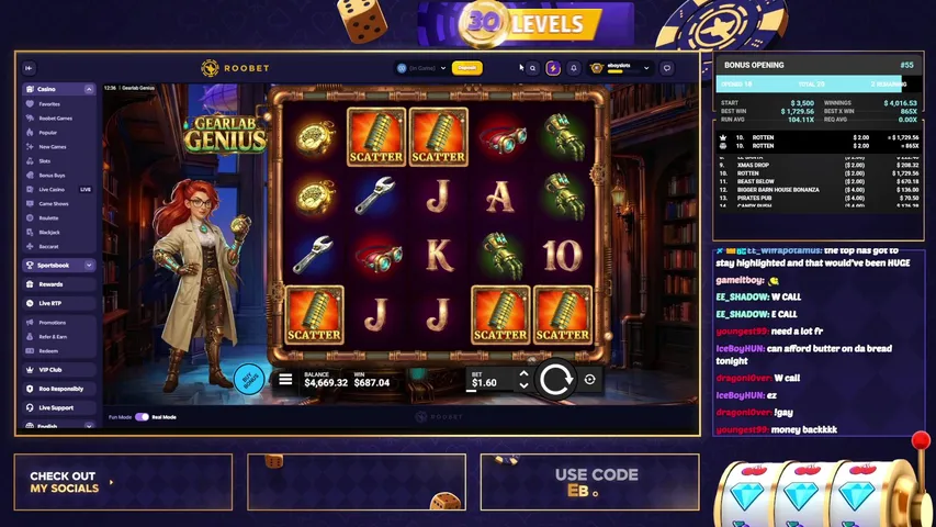 ROOBET BONUS HUNT ┃ 1 MIL GIVEN AWAY ┃$20,000 ROOBET MONTHLY LEADERBOARD