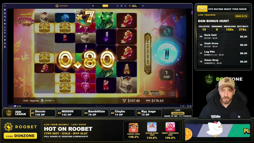$1,000 ROOBET WAGER RACE | $10 Giveaways Every Stream | Irish Slots | Code DGNZONE