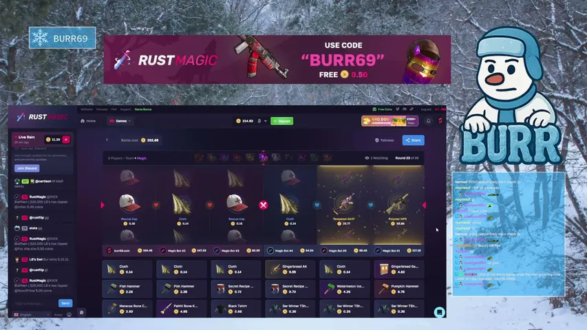 burr_69 playing Slots & Casino - Live Casino Stream