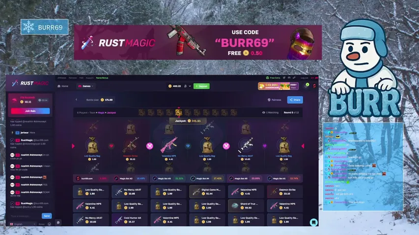 burr_69 playing Slots & Casino - Live Casino Stream