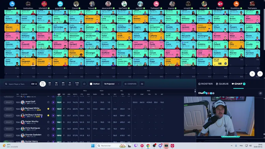 NFL FANTASY DRAFT ( X2 ) + CASINO TIME