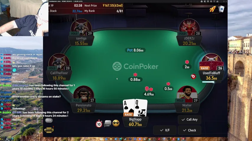 bigzachtv playing Poker - Live Casino Stream
