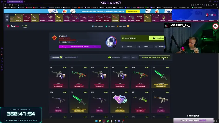 xsparkytv playing Slots & Casino - Live Casino Stream