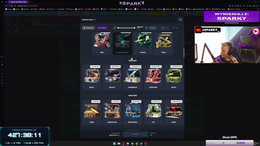 xsparkytv playing Slots & Casino - Live Casino Stream