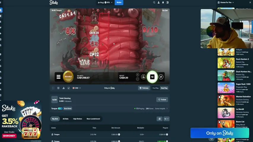 shmoneyt playing Slots & Casino - Live Casino Stream
