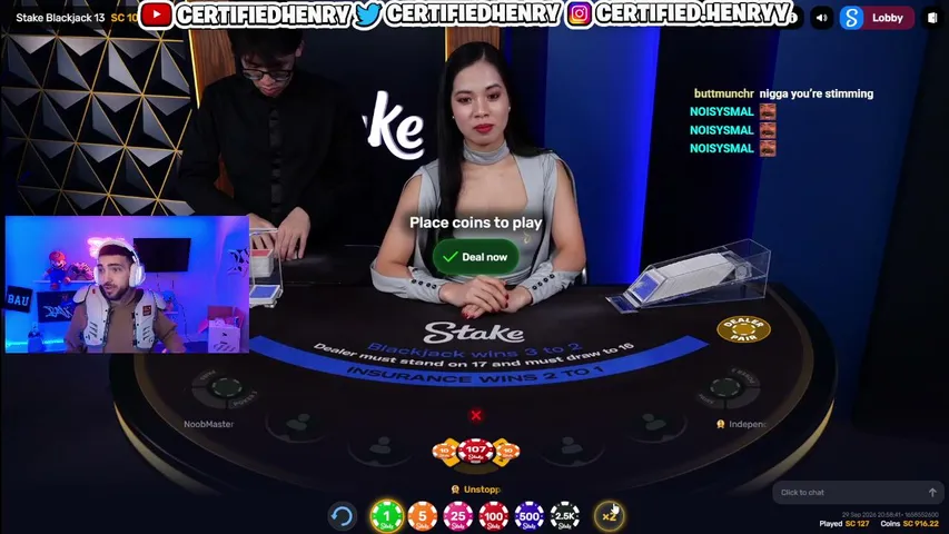 certifiedhenry playing Slots & Casino - Live Casino Stream