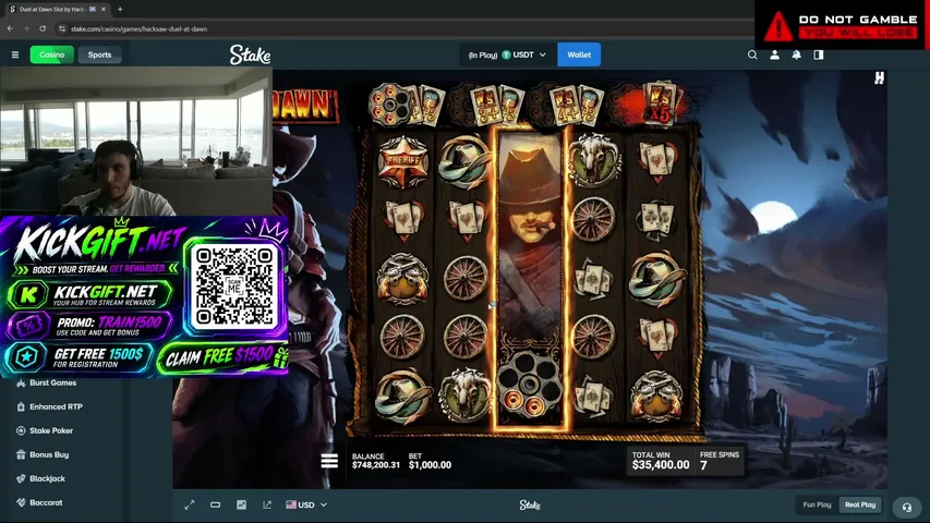 trainwrecfkstev playing Slots & Casino - Live Casino Stream