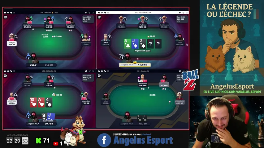 🇫🇷 La session #Poker du lundi avec les series en live! 🇫🇷