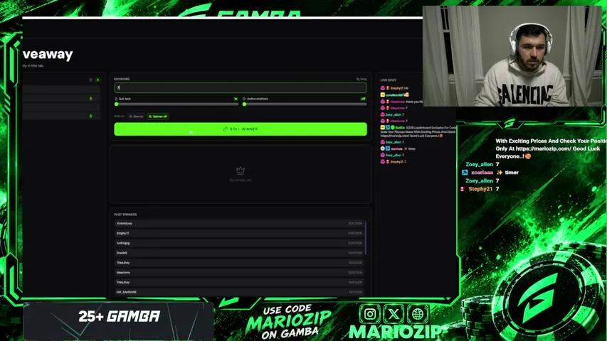 Mariozip7 playing Slots & Casino - Live Casino Stream