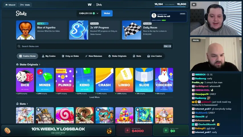 kylex388 playing Slots & Casino - Live Casino Stream