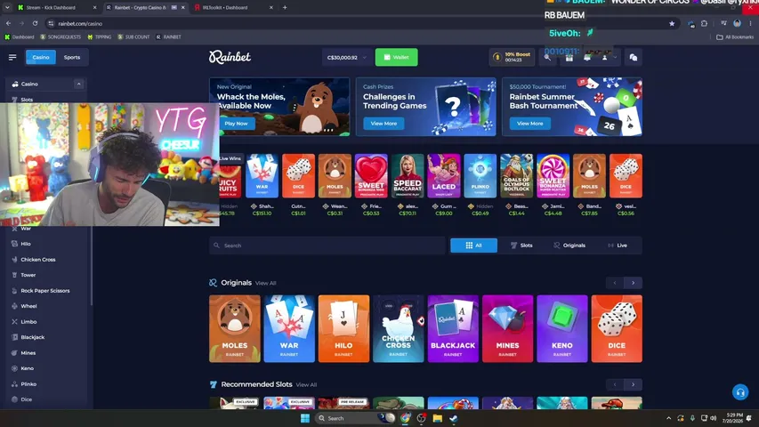 Cheesur playing Slots & Casino - Live Casino Stream