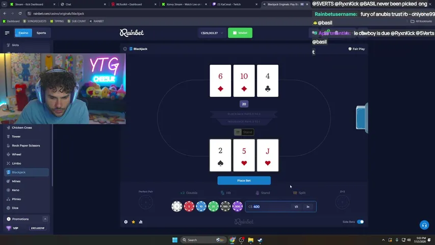 Cheesur playing Slots & Casino - Live Casino Stream
