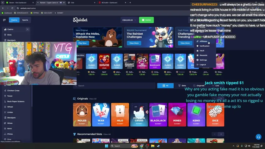 Cheesur playing Slots & Casino - Live Casino Stream