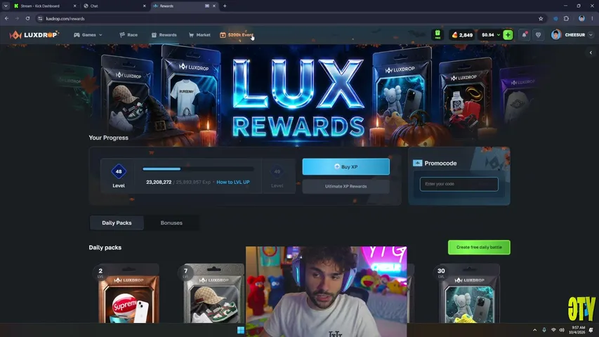 Cheesur playing Slots & Casino - Live Casino Stream