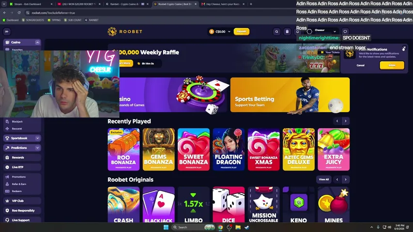 Cheesur playing Slots & Casino - Live Casino Stream