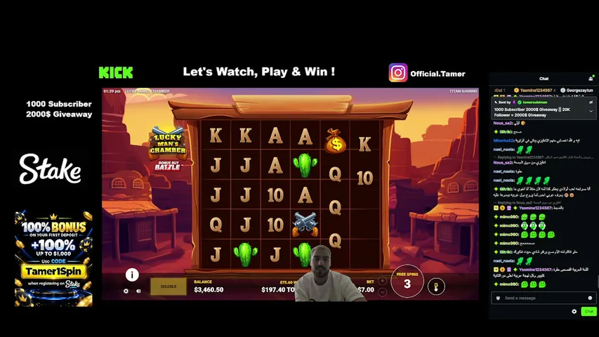 tamersuleiman playing Slots & Casino - Live Casino Stream
