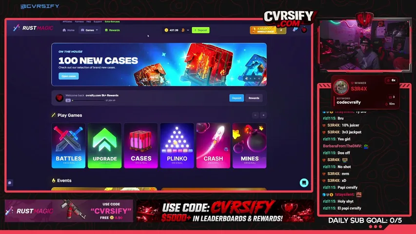 cvrsify playing Slots & Casino - Live Casino Stream
