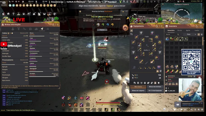 [DROP ON] BDO - Time 97d19h: Day by Day + Grind / LF / Evento '' !gear !yt !pix