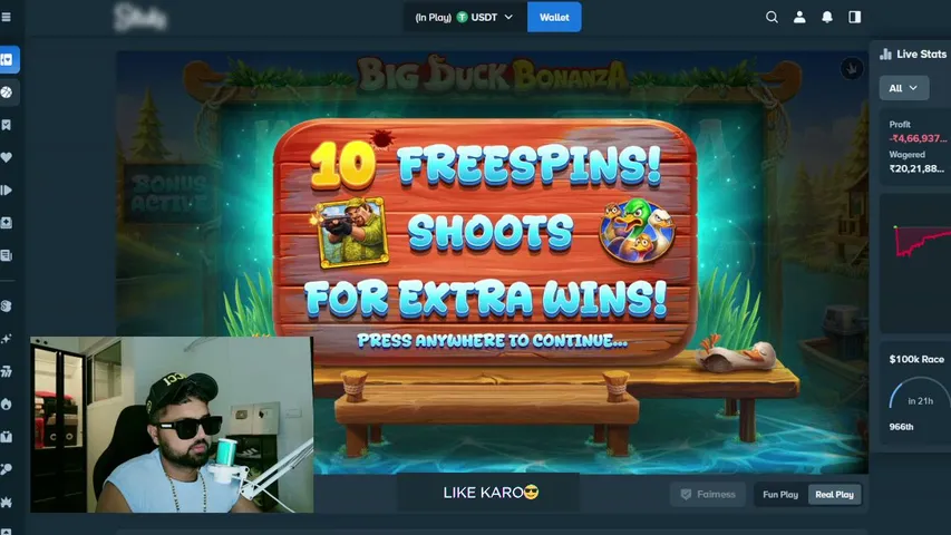 BrownBoiYT playing Slots & Casino - Live Casino Stream
