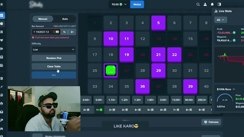 BrownBoiYT playing Slots & Casino - Live Casino Stream