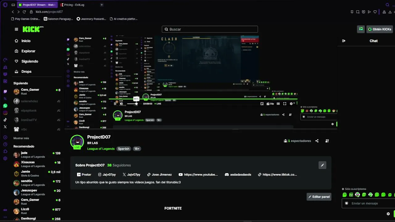 ProjectD07 live