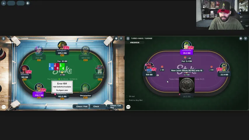 g0df4th3r playing Poker - Live Casino Stream