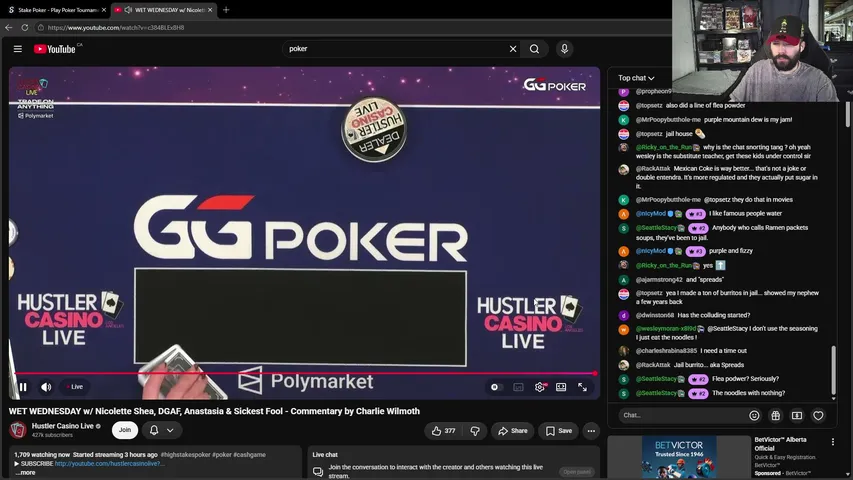 g0df4th3r playing Poker - Live Casino Stream