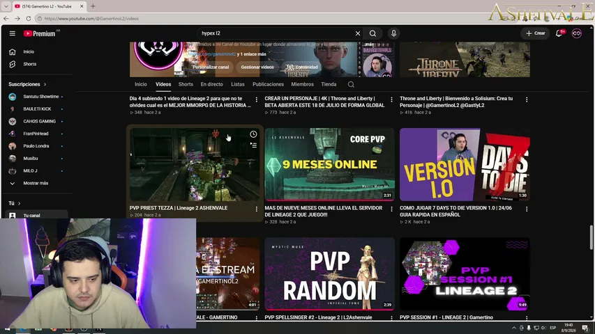 gamertinol2 Lineage 2 stream image