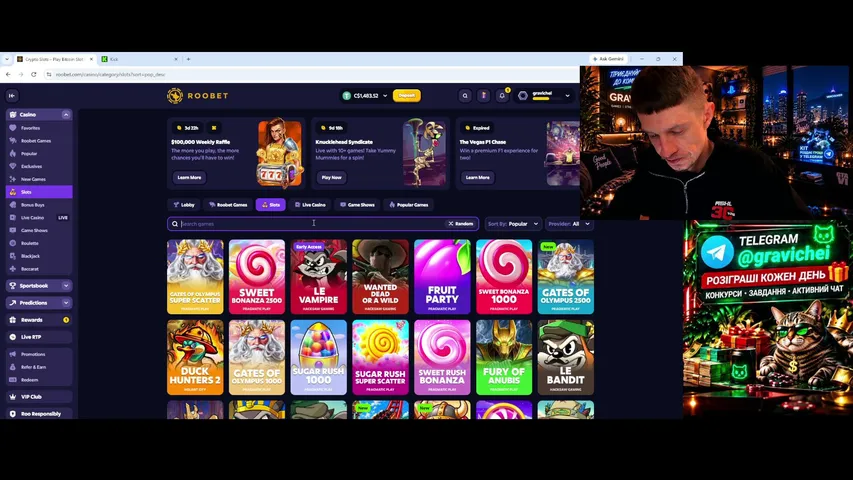 gravichei playing Slots & Casino - Live Casino Stream