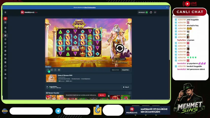 benmehmetsins playing Slots & Casino - Live Casino Stream