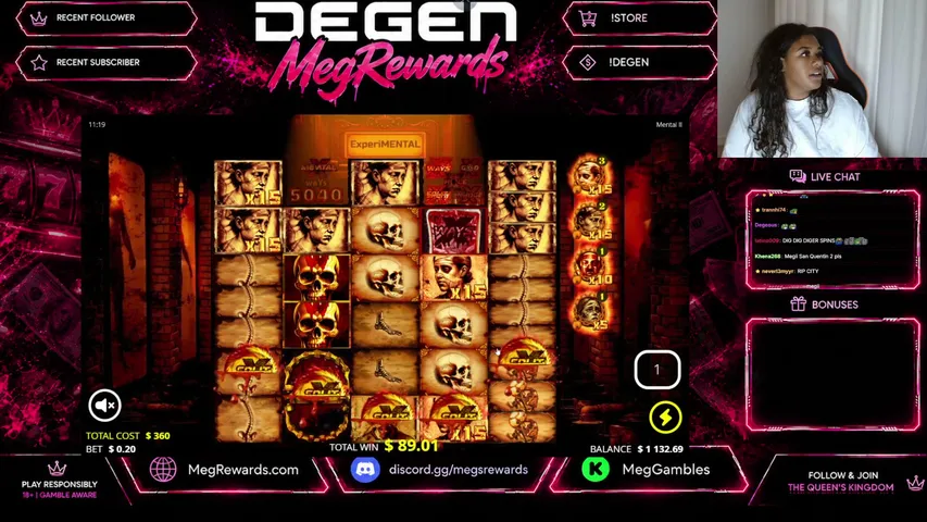 meggambles playing Slots & Casino - Live Casino Stream