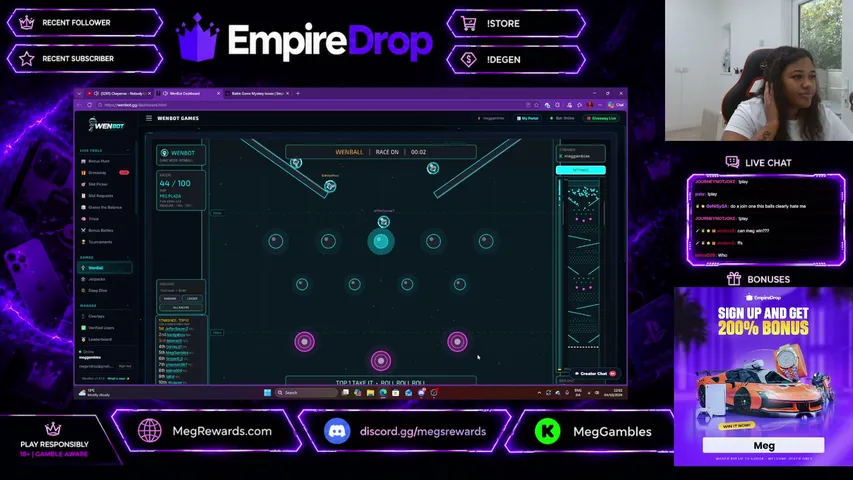 meggambles playing Slots & Casino - Live Casino Stream