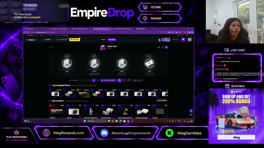 meggambles playing Slots & Casino - Live Casino Stream