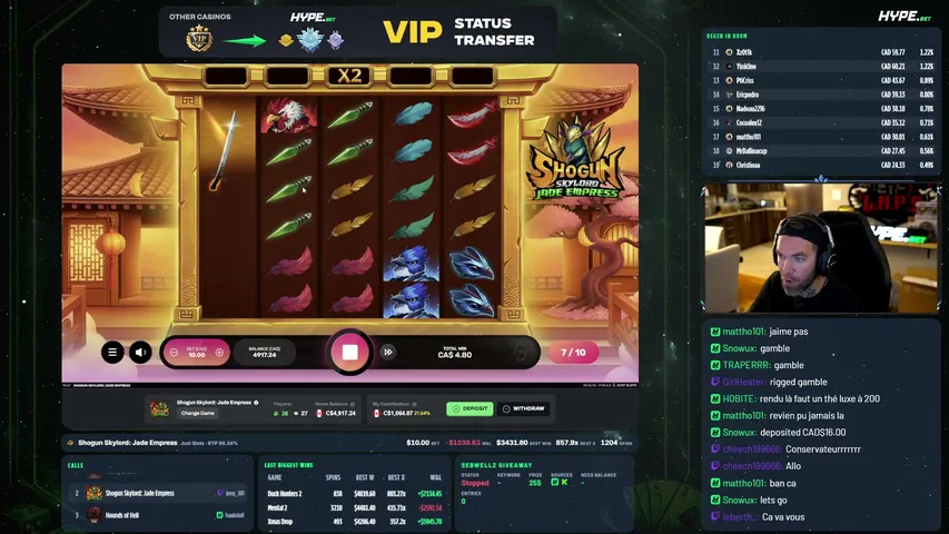 Sebwellz playing Slots & Casino - Live Casino Stream