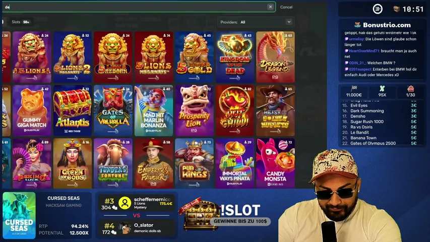 Bonustrio playing Slots & Casino - Live Casino Stream