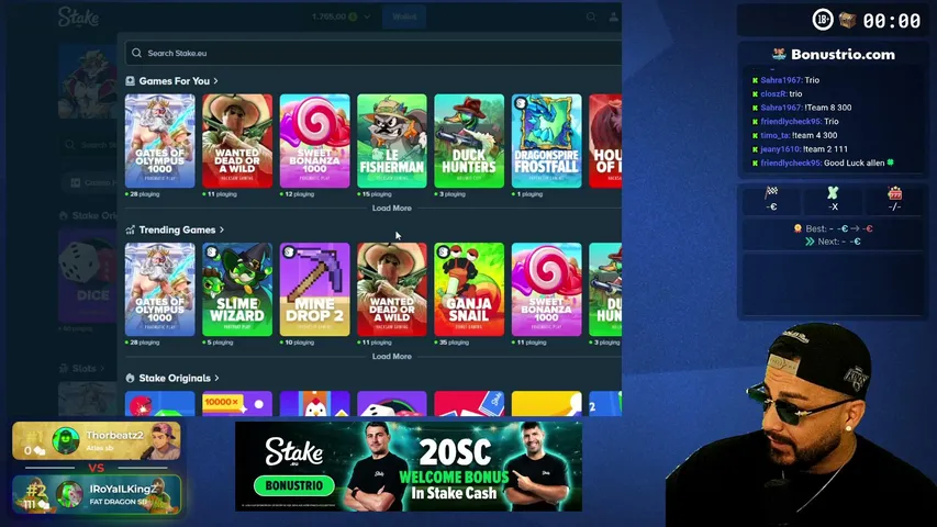 Bonustrio playing Slots & Casino - Live Casino Stream