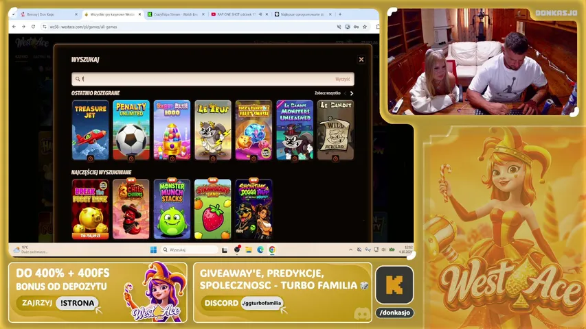 crazyekipa playing Slots & Casino - Live Casino Stream