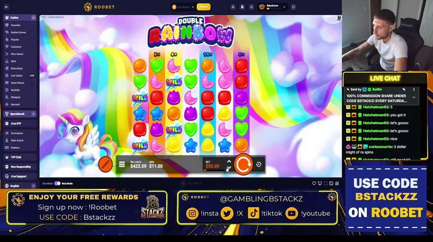 bstackz playing Slots & Casino - Live Casino Stream