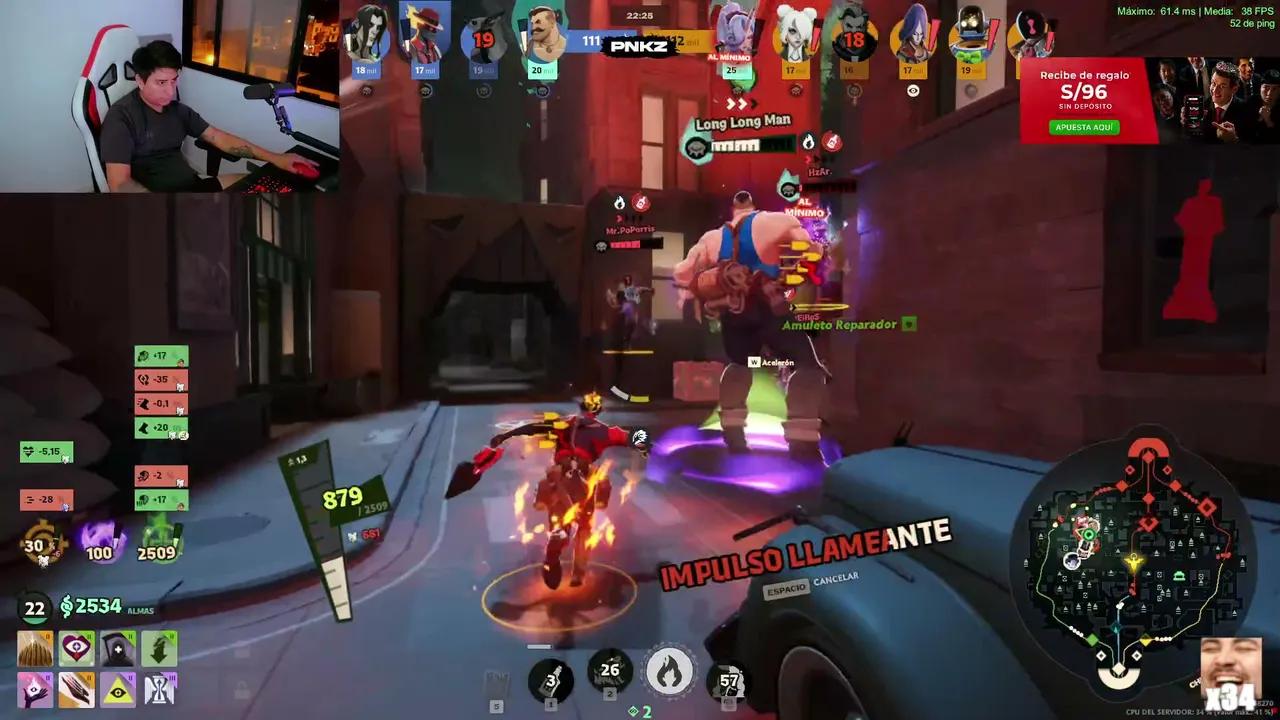 pnkz — A MI SOLO LLAMAME CHIBOLO DEADLOCK, 1vs11 COMO SIEMPRE TLV