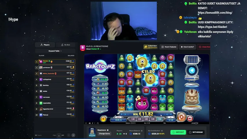 slaideri82 playing Slots & Casino - Live Casino Stream