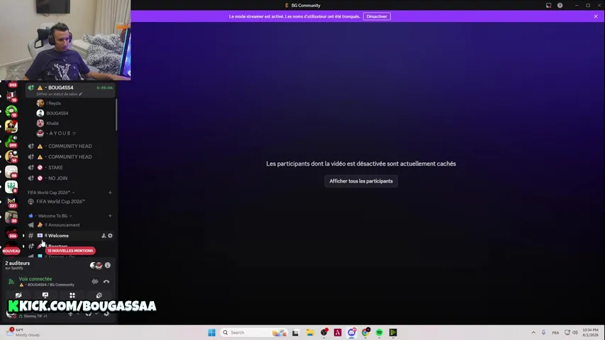 BouGassaa is live ^_^