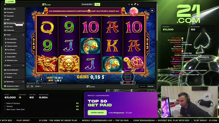 bougassaa playing Slots & Casino - Live Casino Stream